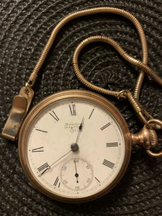 Antique American Waltham Watch Co.  Pocket Watch.