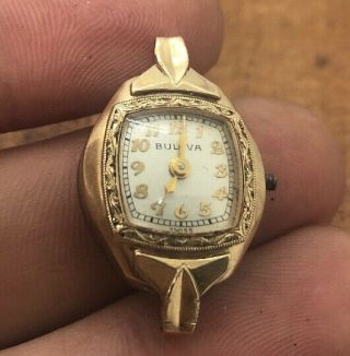 Vintage Bulova Swiss 10k Rolled Gold Plated Ladies Mechanical Watch Repair