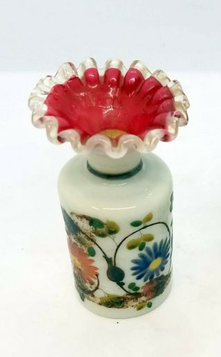 Antique Art Glass Vase,  Bristol Ware