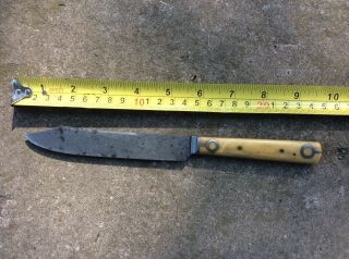 Antique Bone Handle Civil War Era Knife