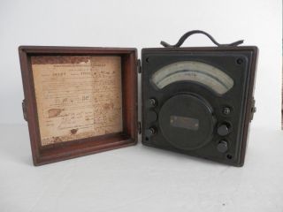 Westinghouse Portable Ac Dc Voltmeter Type Pc 1915 Style 169519a 150/300 Volts