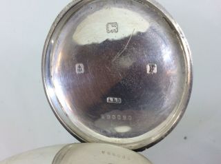 Fantastic Antique Solid Silver KAY,  S Triumph Pocket Watch Dennison Case Fob 5