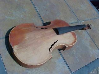 Antique Vincentius Postiglione Viola Violin Dated 1886