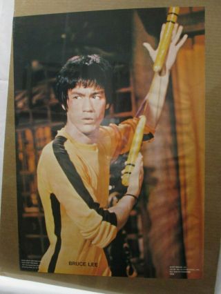 Bruce Lee Karate Kung Fu Master Vintage Poster 1977 Cng181