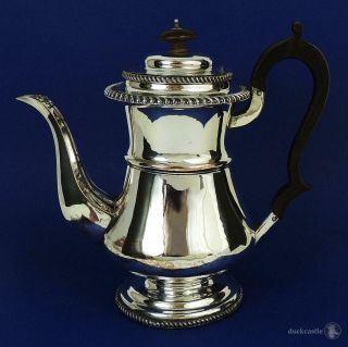 Tall George Iii Old Sheffield Plate Coffee Pot C1815 Regency Period