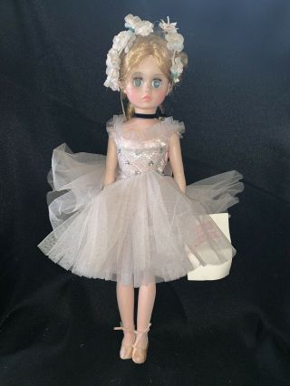 Vintage Madame Alexander Elise Ballerina Doll,  Sleep Eyes,  Tag