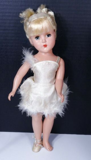Vintage 14 " Arranbee R&b Doll Platinum Blonde Nannette Ballerina Skater