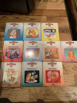 Teddy Ruxpin Vintage 80s Bear And 10 Books Worlds Of Wonder Toy & Books 2