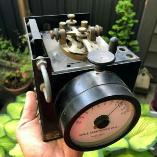 Antique Rare Western Electric Gauge Test Unit At&t Telegraph Code Key & Sounder