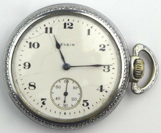 Antique Model 6 Gr 292 Elgin 16s Pocket Watch - Mb - 10