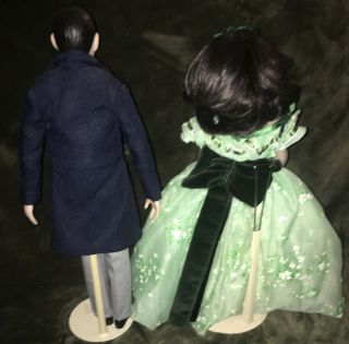 “Gone With The Wind” Scarlett O’hara And Rhett Butler Franklin Heirloom Dolls 2