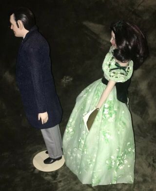 “Gone With The Wind” Scarlett O’hara And Rhett Butler Franklin Heirloom Dolls 3
