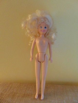 Vintage Disney The Little Mermaid Arista Doll Sister Ariel 9 " Blonde Nude Tyco
