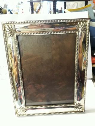 1995 Silver Hallmarked Carrs Of Sheffield Photo Frame