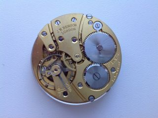 Antique J.  W.  Benson Pocket Watch Movement