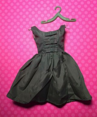 Vintage Barbie Size British Colony Hong Kong Green Silky Dress Some Tlc