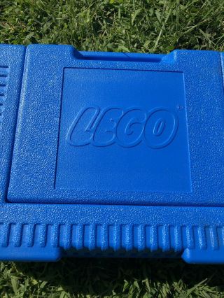 Lego Storage Box Blue Made In The U.  S.  A.  Vintage Unisex