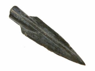 Very Rare Greek Socketed Trilobate Billon Arrowhead,  As Found,