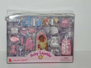 Krissy Baby Layette Sister Of Barbie 1999 Mattel African American Open Box
