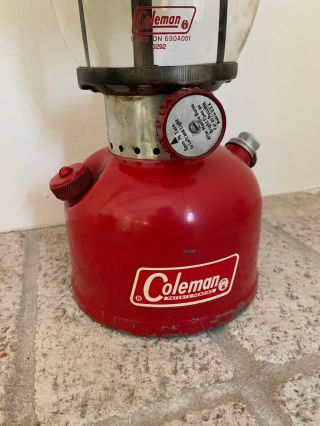 Vintage Coleman 200A Gas Lantern 1969 Date Code Globe 2