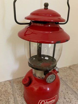 Vintage Coleman 200A Gas Lantern 1969 Date Code Globe 3