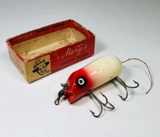 Marty’s Mighty Mouse By Shakespeare 6580 - Wr Vintage Fishing Lure