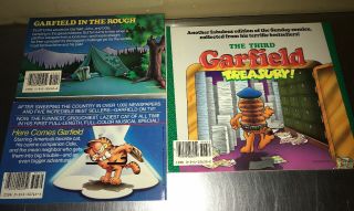 9 Vintage Garfield Jim Davis Comic Books 1 - 5 Garfield In The Rough Treasury 3rd 3