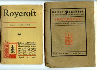 Barn Find The Philistine - Roycroft - Little Journeys Magazines 1901 - 1923