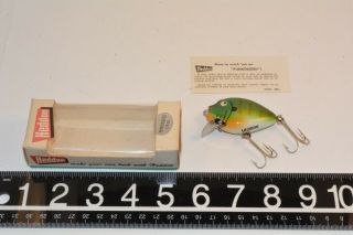 Old Early Heddon 9630 Plastic Punkinseed Lure Minnow Bait Old Stock Box Michigan