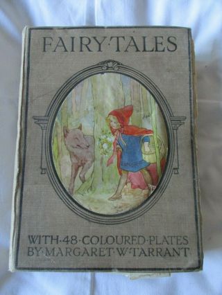 Charming Antique 1922 Book Fairy Tales 48 Colour Plates Margaret Tarrant