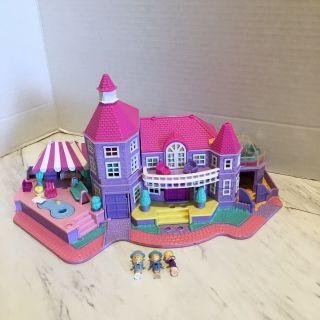 Polly Pocket Mansion 1994 Light Up House And Car Includes People