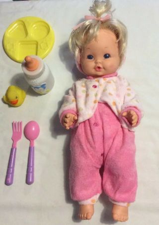 Vintage 1969 Mattel 15 " Tender Love Drink And Wet Baby Doll