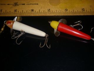 Vintage Fishing Lures Screw Ball Rotary Head Hill 