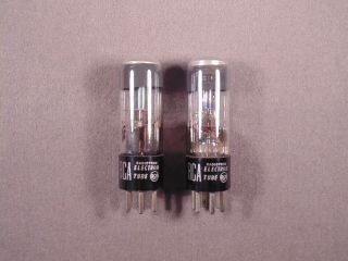 2 6U5/6G5 RCA Antique Radio Amplifier Vacuum Tubes Matching Codes 604 NOS Bright 2