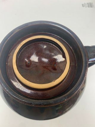 Antique E.  Swasey And Co.  2 Tone Stoneware Jar Portland Maine 4