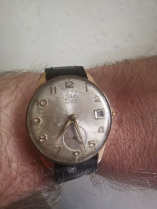 Gents Vintage Pilot 17 Jewel Wrist Watch