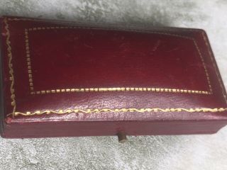 Fine Antique Victorian Page Keen and Page Ltd Red Leather Jewellery Pin Box 5