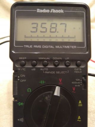 Vintage Radio Shack True RMS Digital Multimeter 22 - 174B 7