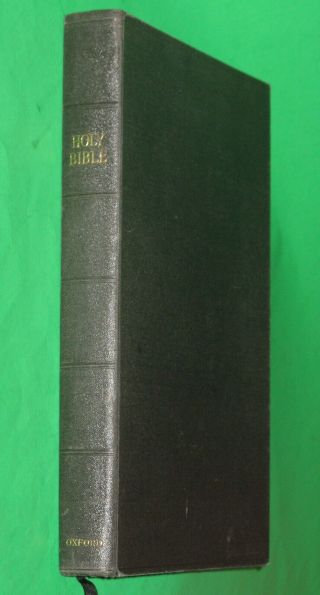 1960s Large Vintage Hardbound Oxford King James Version Bible 01660x