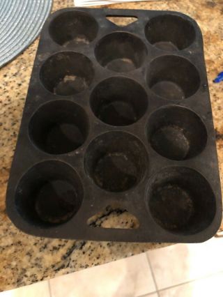 Antique Cast Iron Muffin Pans Made In The Usa