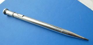 Vintage Sterling Silver Propelling Pencil Made In England