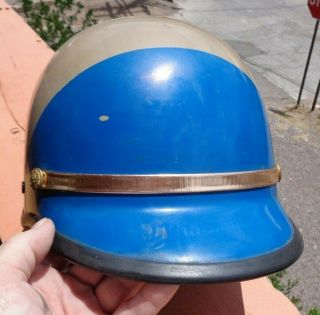 Vintage Bell Toptex Motorcycle Helmet Police Highway Patrol Size Medium