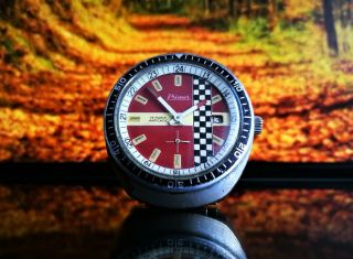 Rare Vintage Swiss Watch - Primor Racing Antichoc 15j Cal.  Fe 233 - 66 Circa 1960s