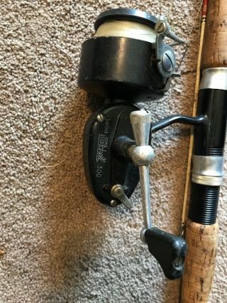 Vintage Garcia Mitchell 300 Spinning Reel And Rod Combo South Bend Rod