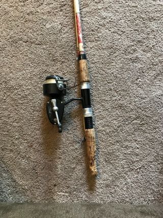 Vintage Garcia Mitchell 300 Spinning Reel And Rod Combo South Bend Rod 3