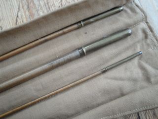 VINTAGE - H.  F.  G.  Special 4 Piece Steel Casting Rod w/Case - Alloy Lined 2