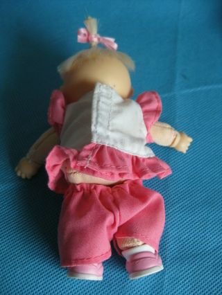 Vintage 1995 1984 Mattel Collectible Miniature Cabbage Patch Kids Baby Dolls 4 