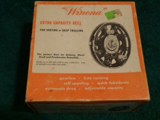 Vintage Winona 105 Stainless Steel Fly Reel Made In Usa