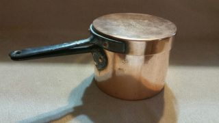 Rare Antique Copper Pan A Brownlee & Coy Anderston - Quay Glasgow