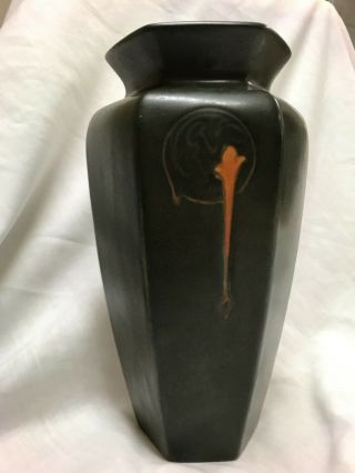 Roseville Pottery Vase Arts And Crafts Design Cucumber Green Antique Mission